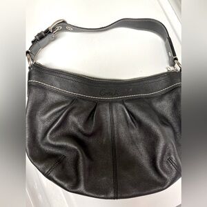 Coach Legacy Vintage Black Leather Hobo Bag